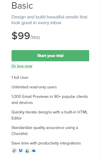 Litmus pricing 1