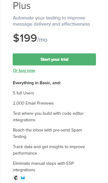 Litmus pricing 2