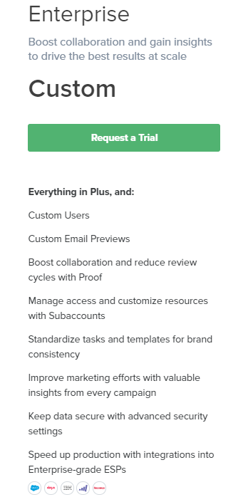 Litmus pricing 3